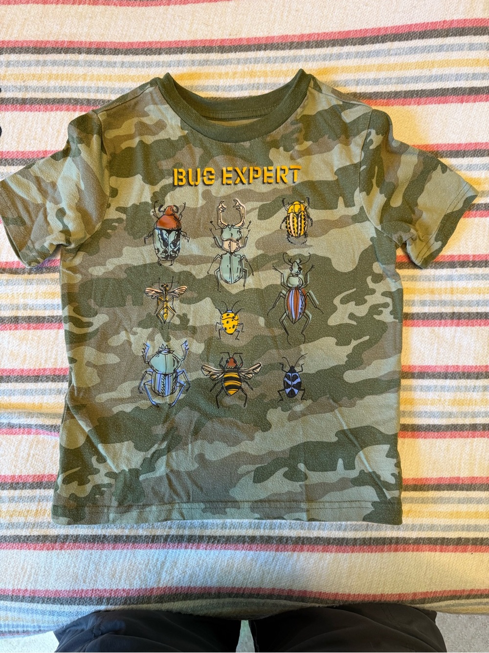 Garanimals Olive Camo 'Bug Expert' Short Sleeve Tee
